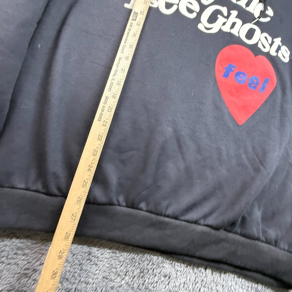 Lucky Me I See Ghosts Hoodie XL Black Kanye West Kid Cudi Camp Flog Gnaw - Picture 5 of 10